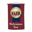 18-1/2" x 11-1/2" Cloth Mini Banners Without Fringe