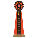 Barnes 3 Rosette Award Ribbon, 8" Top