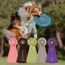 Stock Alternative Paw Print Rosette Award Ribbon