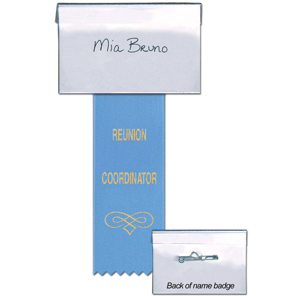 4" x 2-1/2" ID Cardholder With Printed Ribbon
