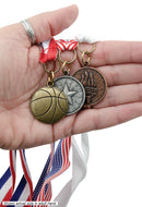 1-1/8" Custom CX Award Medal With Grosgrain Neck Ribbon