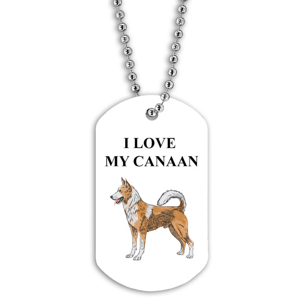1-1/8" x 2" Custom Dog Tags With Print on Front Only