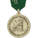 3" HH Custom Award Medal With Satin Neck Ribbon