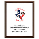 5" x 7" Custom Cherry Plaque With Full Color Imprint