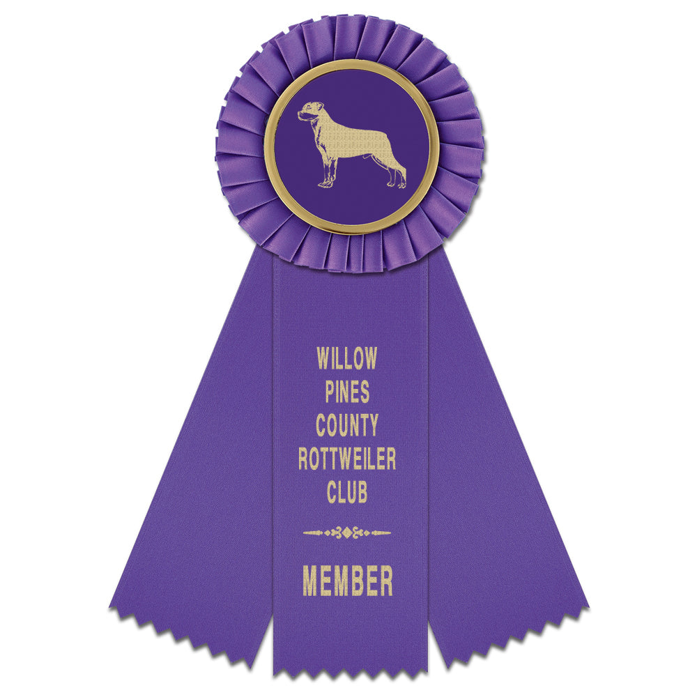 Mere 3 Rosette Award Ribbon, 3