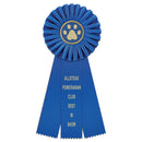 Clare 3 Rosette Award Ribbon, 5" Top