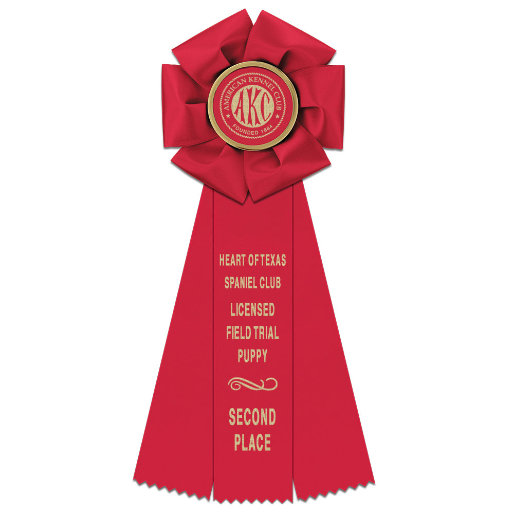 Beauty 3 Rosette Award Ribbon 4-1/2