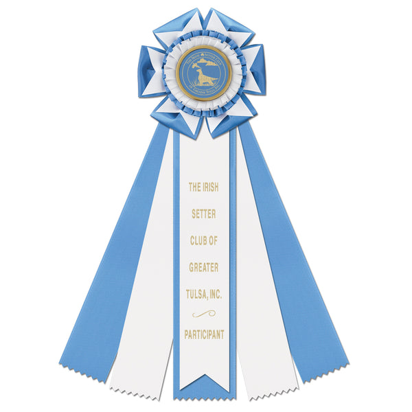 Royston 5 Rosette Award Ribbon