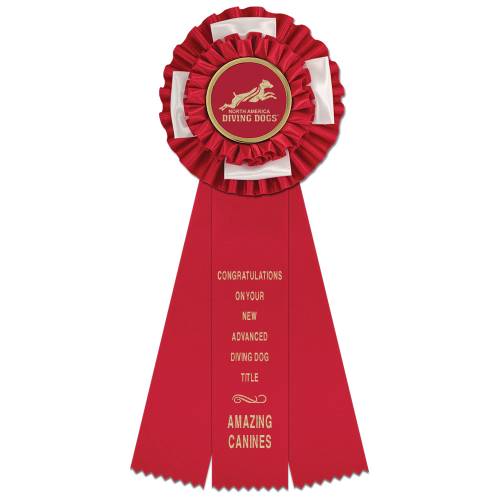 Birmingham 3 Rosette Award Ribbon, 4-1/2