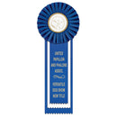 Alton 1 Rosette Award Ribbon, 4-1/2" Top - Hodges Badge Company, Inc.