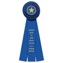 Dover 3 Rosette Award Ribbon, 4-1/2" Top