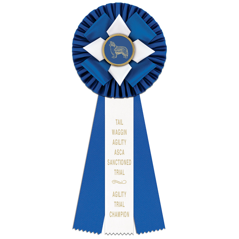 Malden 3 Rosette Award Ribbon, 6