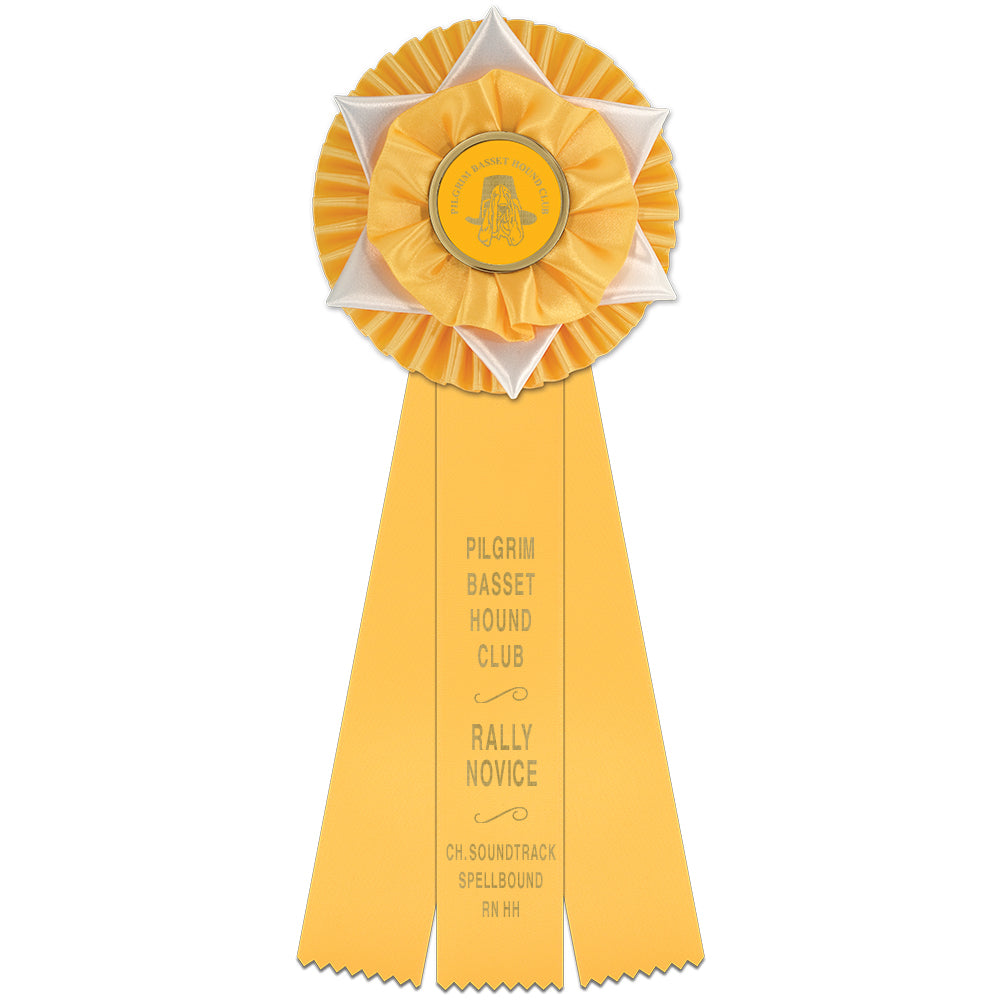 Liverpool 3 Rosette Award Ribbon, 5-1/2