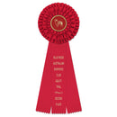 Regent 3 Rosette Award Ribbon, 5-1/2" Top