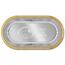 11-1/4" x 6-1/4" Oval Award Tray With Gold Border