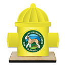 5" Hydrant Shape Birchwood Award Trophy With Birchwood Base