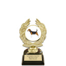 5-1/2" Custom Black Base Award Insert Top Trophy