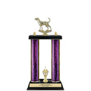 15" 2 Column Award Trophy With Trim