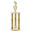 26" White Finished Award Trophy