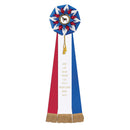 Stafford 3 Rosette Award Ribbon, 8" Top
