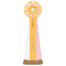 Eastwood 3 Rosette Award Ribbon, 8" Top