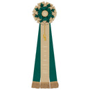 Eastwood 3 Rosette Award Ribbon, 8" Top