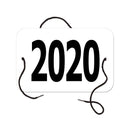 Large Rectangular Exhibitor Number With String 1501+.