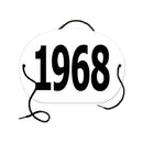 Large Oval Exhibitor Number With String 1501+.