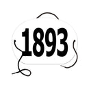 Large Oval Exhibitor Number With String 1501+.