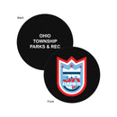 2" Custom Full Color Black Acrylic Event Coin