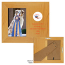 4" X 6" Red Alder Picture Frame Full Color.