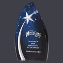 7" Custom Engraved Blue Shooting Star Acrylic