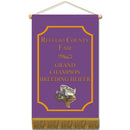 18-1/2"h x 11-1/2"w Cloth Mini Banners With Fringe
