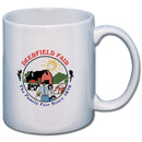 11 oz. Custom Full Color Ceramic Coffee Mug - Case of 4