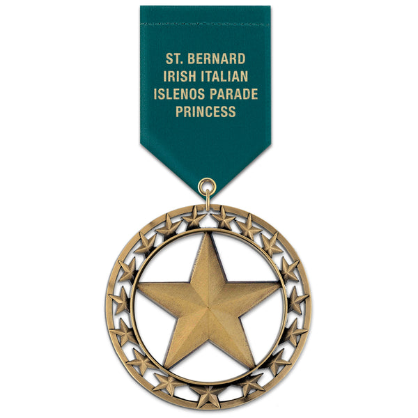 2-3/4"  RS Award Medal w/ Satin Drape
