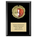 5" x 7"  XBX Medal Award Plaque - Black Finish