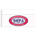 4" x 1-5/8" Custom Multicolor Horizontal Tape Top Award Ribbon