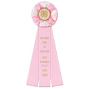 Iverson 3 Rosette Award Ribbon, 4-1/2" Top