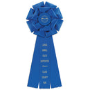 Preston 3 Rosette Award Ribbon, 6-1/2" Top