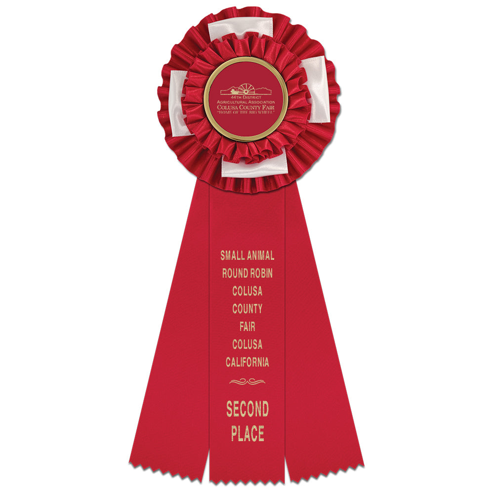 Birmingham 3 Rosette Award Ribbon, 4-1/2