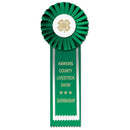 Alton 1 Rosette Award Ribbon, 4-1/2" Top