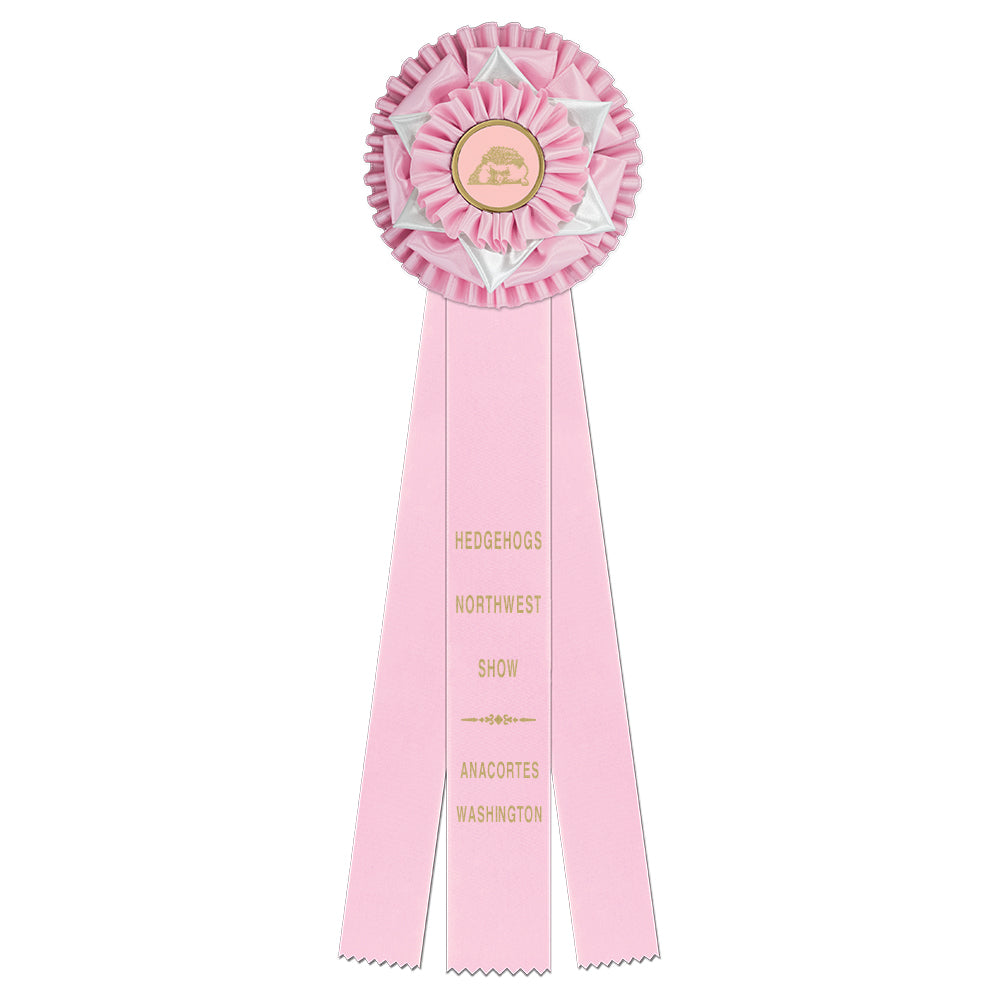 Cambridge 3 Rosette Award Ribbon, 6-1/2