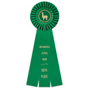 Shannon 3 Rosette Award Ribbon 5" Top