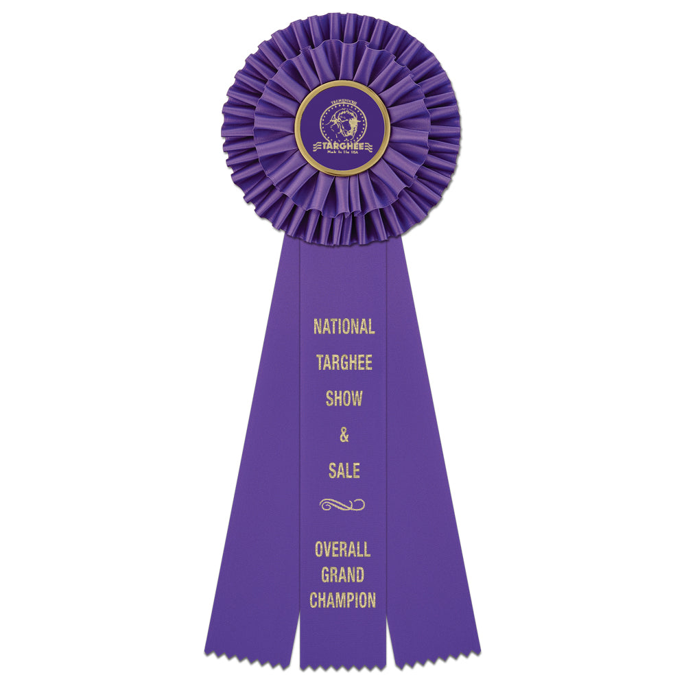 Kerry 3 Rosette Award Ribbon, 5-1/2