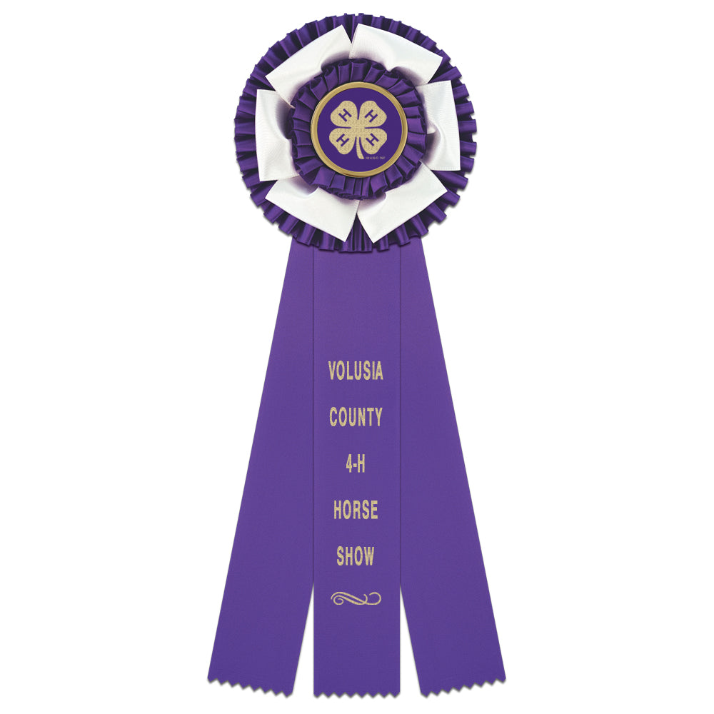Dutchess 3 Rosette Award Ribbon, 5-1/2