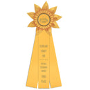 Greenville 3 Rosette Award Ribbon, 6" Top