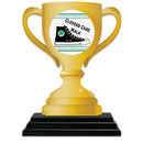 5" Loving Cup Shape Birchwood Award Trophy With Black Base