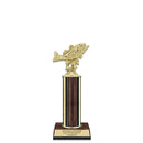 10" Walnut Finished Award Trophy
