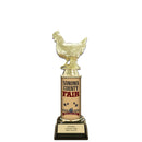 10" Custom Column Trophy with Black Base