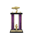 15" 2 Column Award Trophy With Trim
